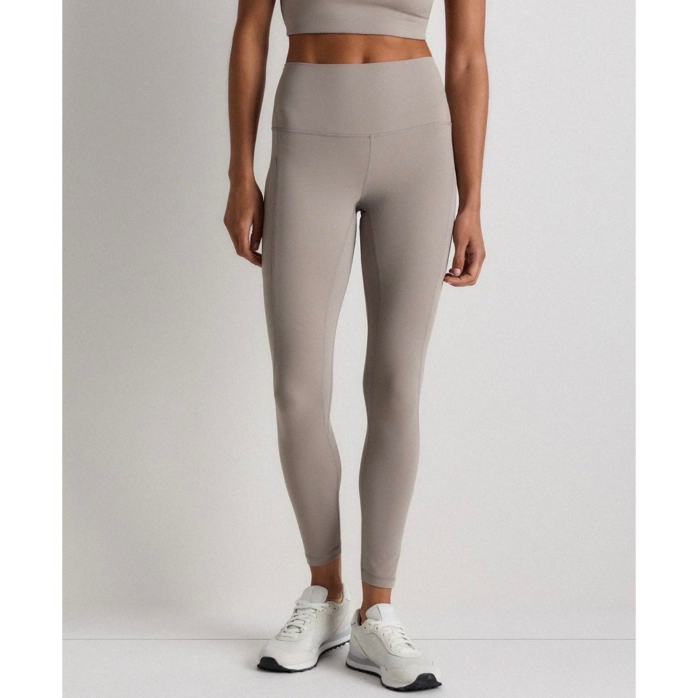 Quince Ultra-Form High-Rise Capri Morel Grey Leggings Size M JL002 NEW